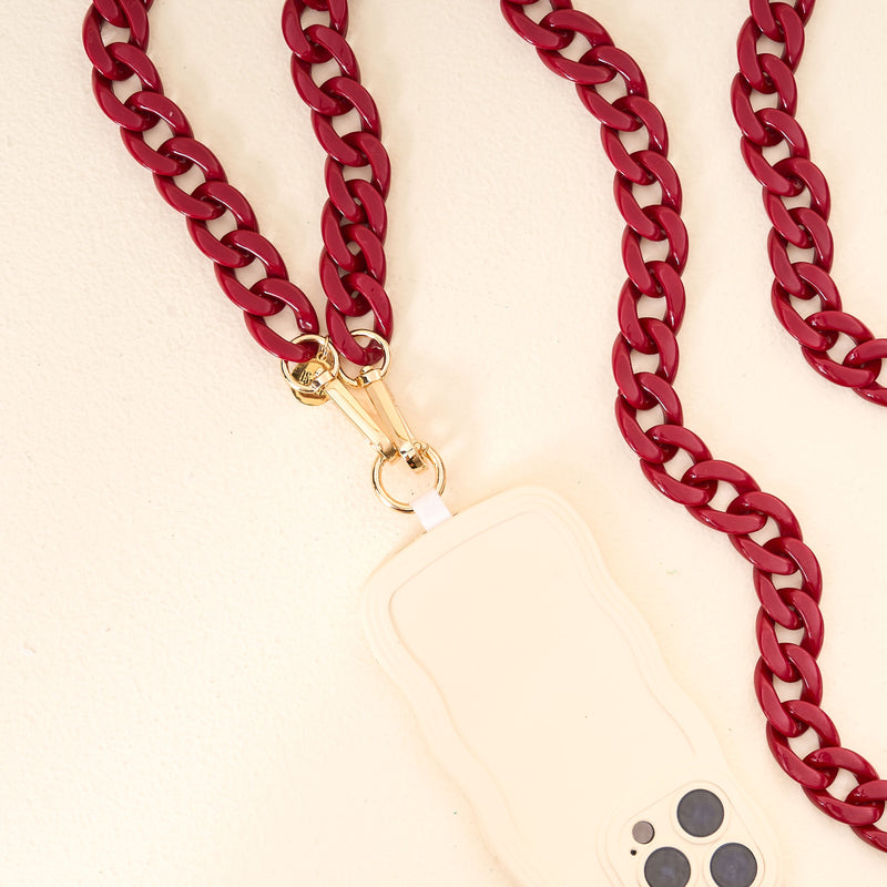 Burgundy Phone Chains