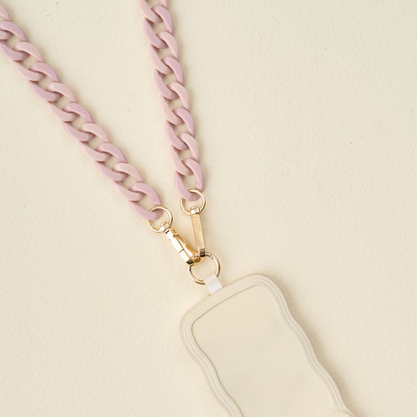 Duo Lilac Hold the Phone Crossbody Chain