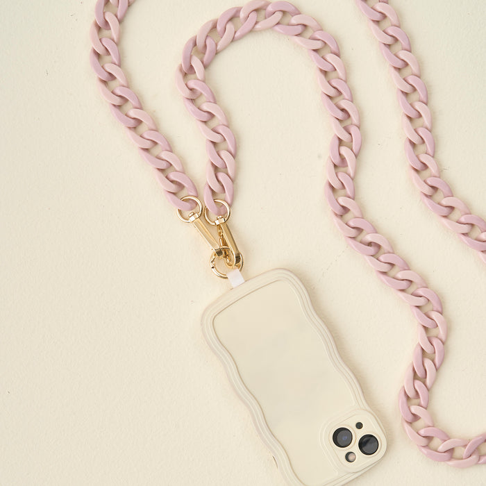 Duo Lilac Hold the Phone Crossbody Chain