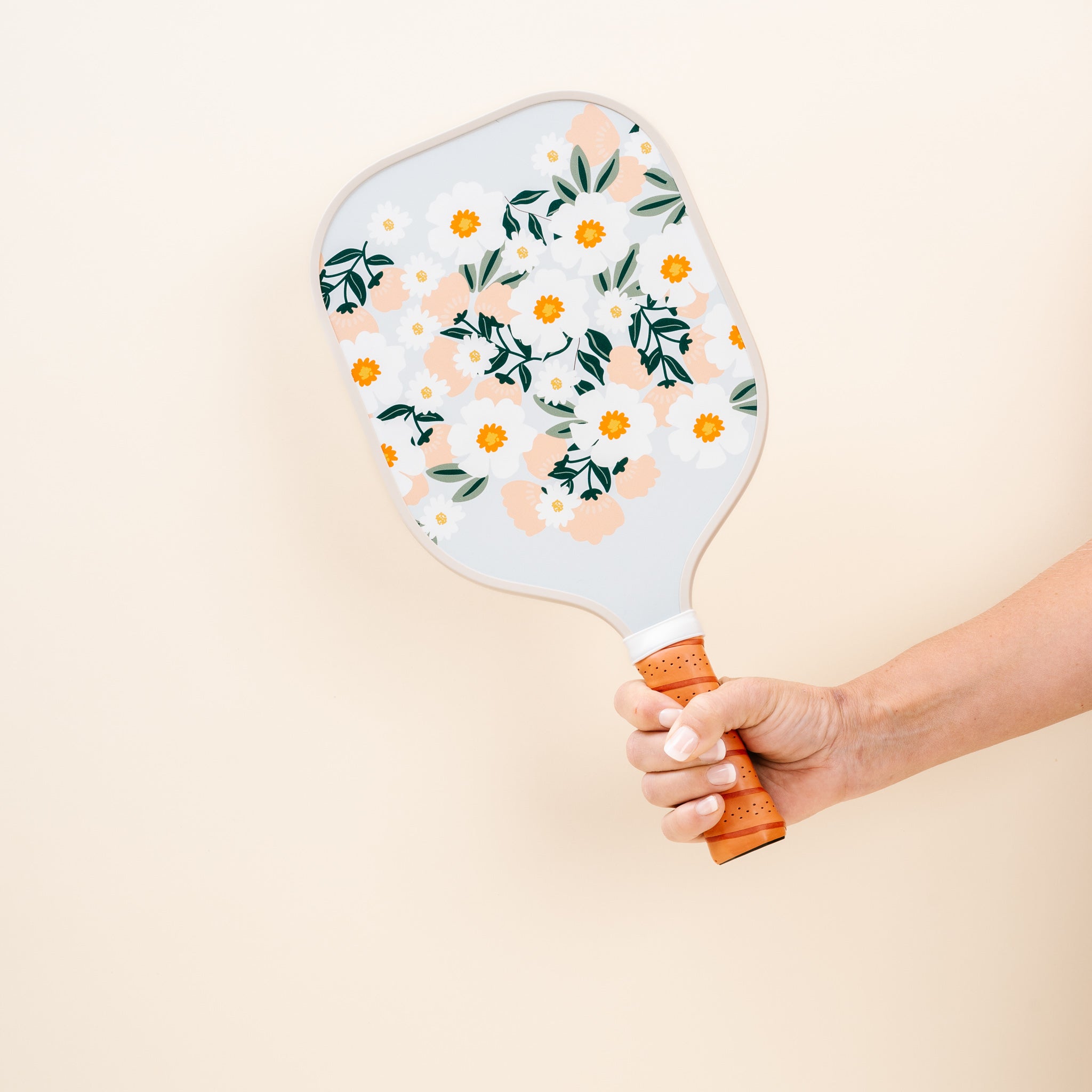 Pickleball Paddle - Flower Talk Blue