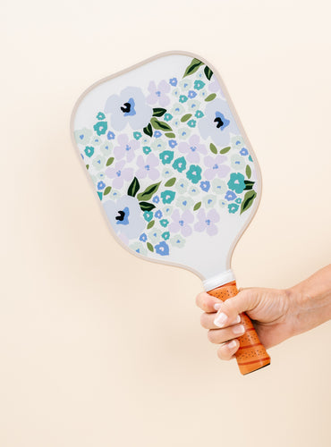 Pickleball Paddle - Lively Flora Periwinkle
