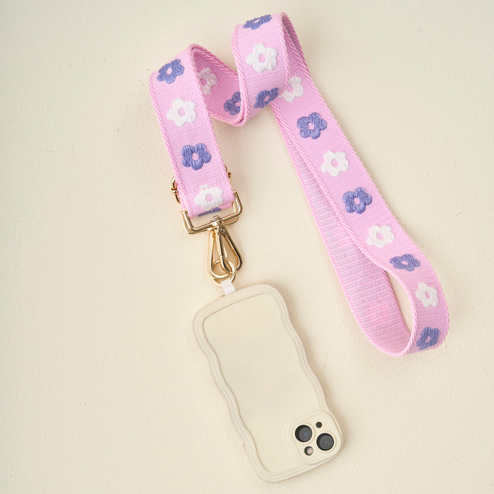 Purple Hold the Phone Crossbody Strap
