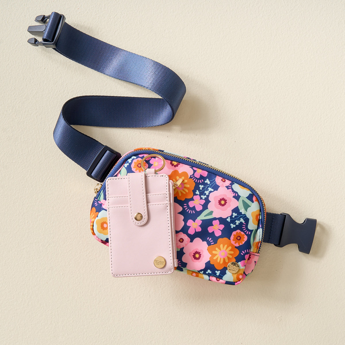 Bright & Bloomy Print Belt Bag & Wallet Set