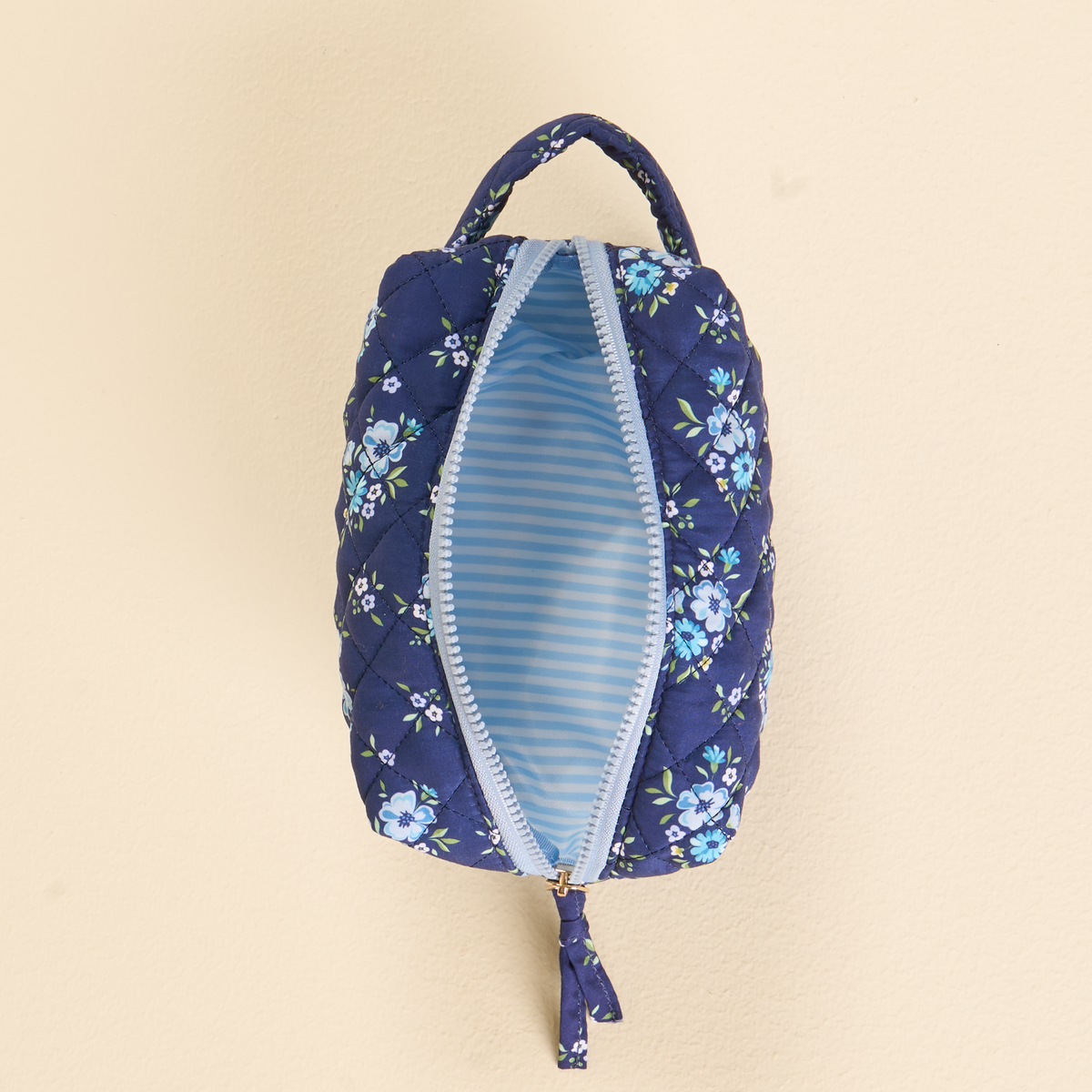 Endless Daydream Navy Essentials Quilted Cosmetic Pouch