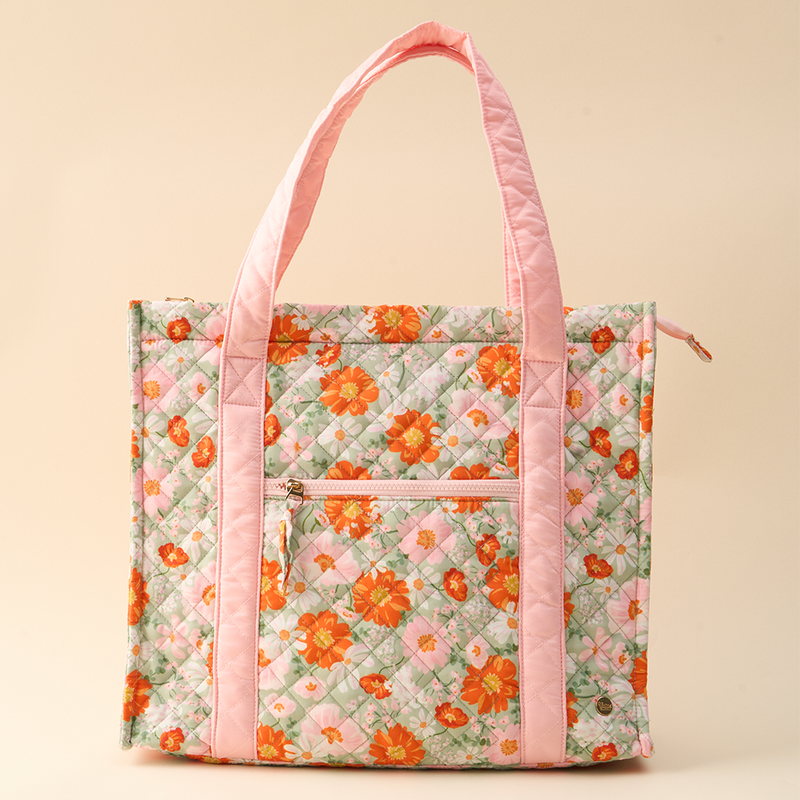 Bouquet Beauty Sage The Everyday Quilted Tote Bag