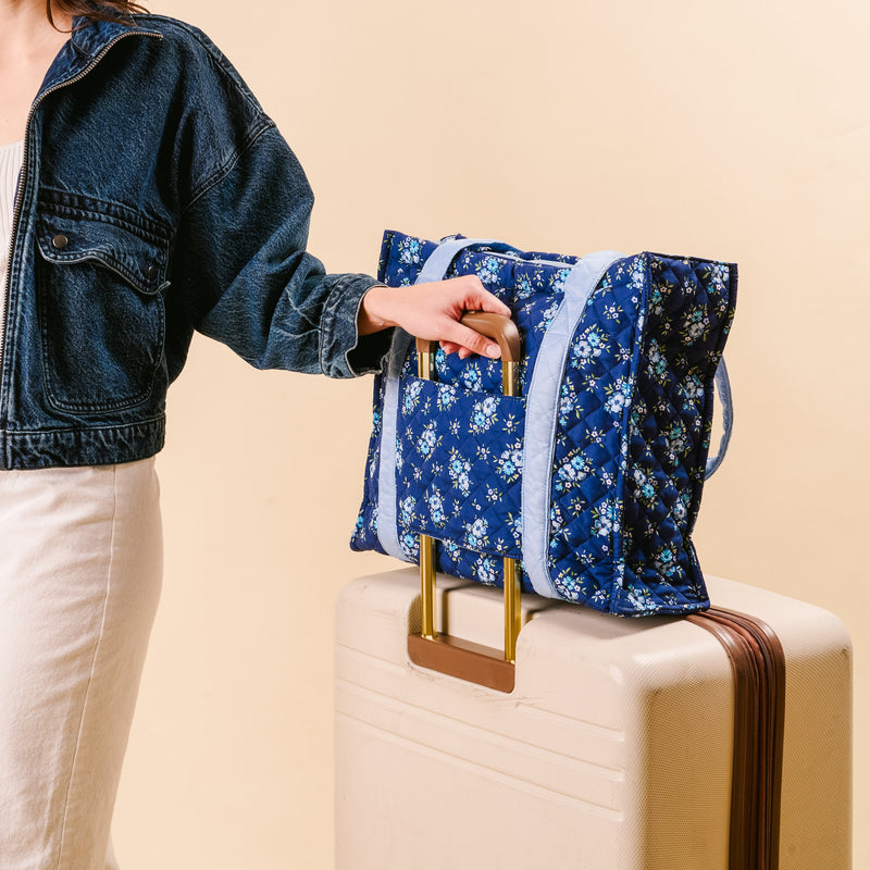 Endless Daydream Navy The Everyday Quilted Tote Bag