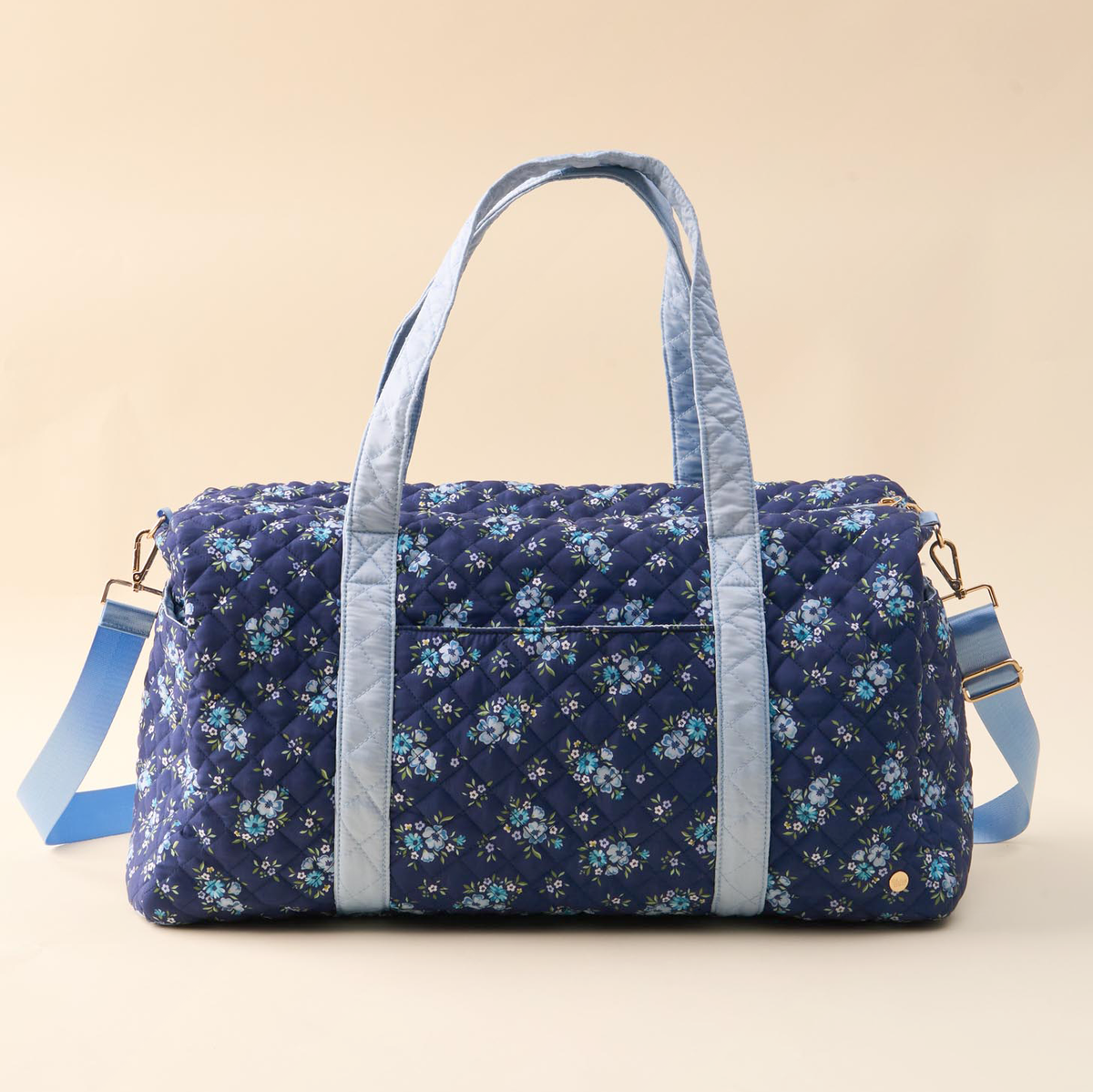 Endless Daydream Navy On-the-Go Quilted Weekender Bag