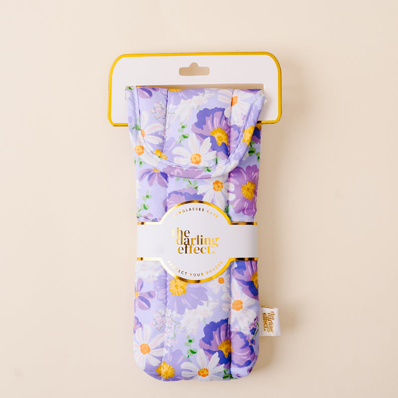 Bouquet Beauty Purple Sunglasses Case