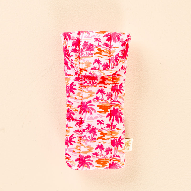 Paradise Palms Sunglasses Case