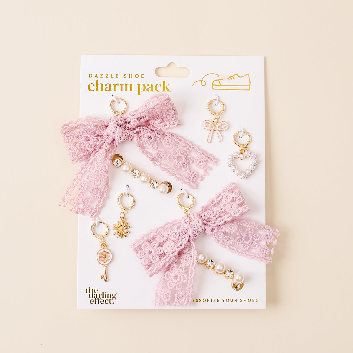 Key To My Heart Dazzle Shoe Charm Pack