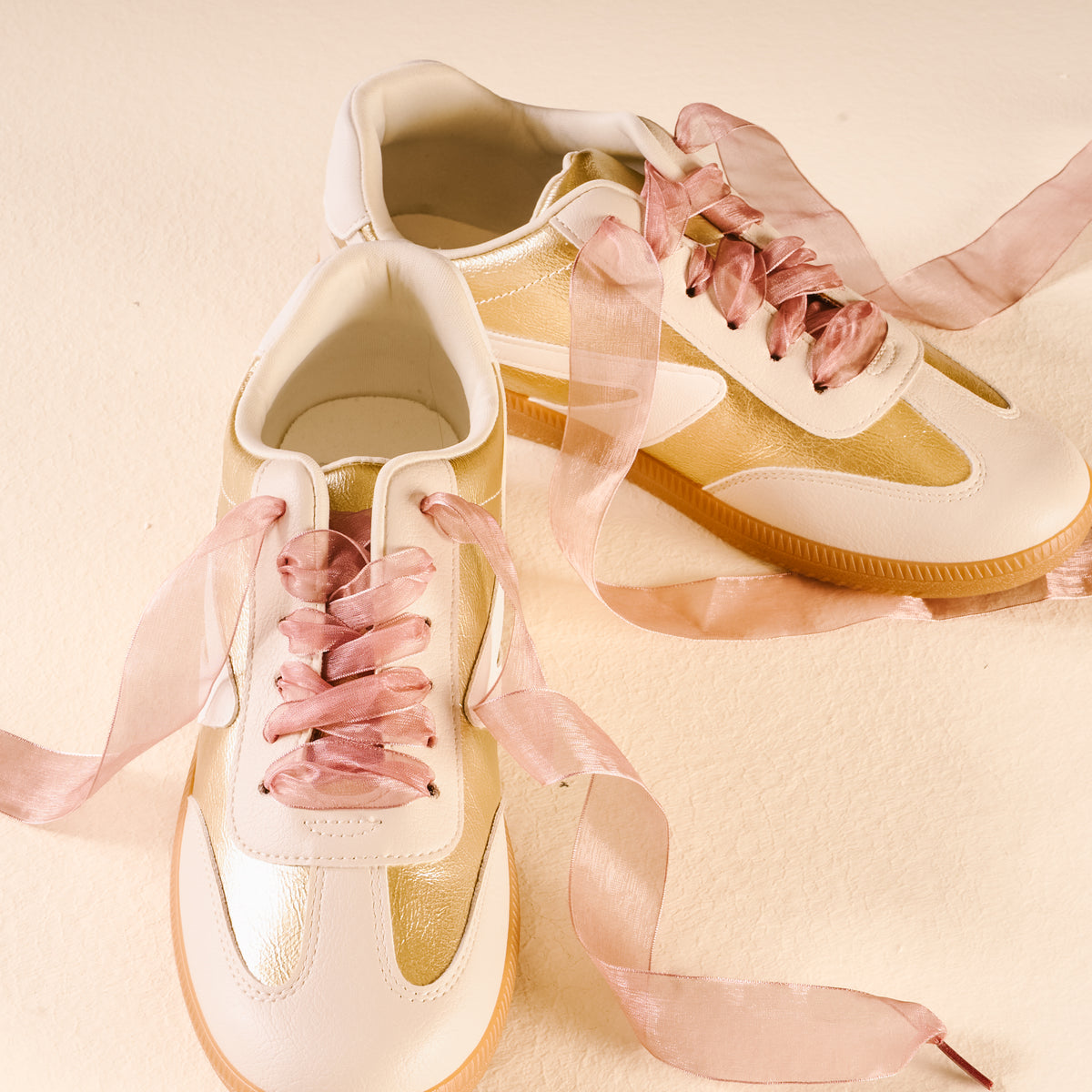 Sheer Mauve Step It Up Shoelaces