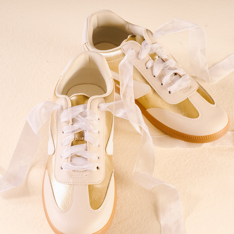 Sheer White Step It Up Shoelaces