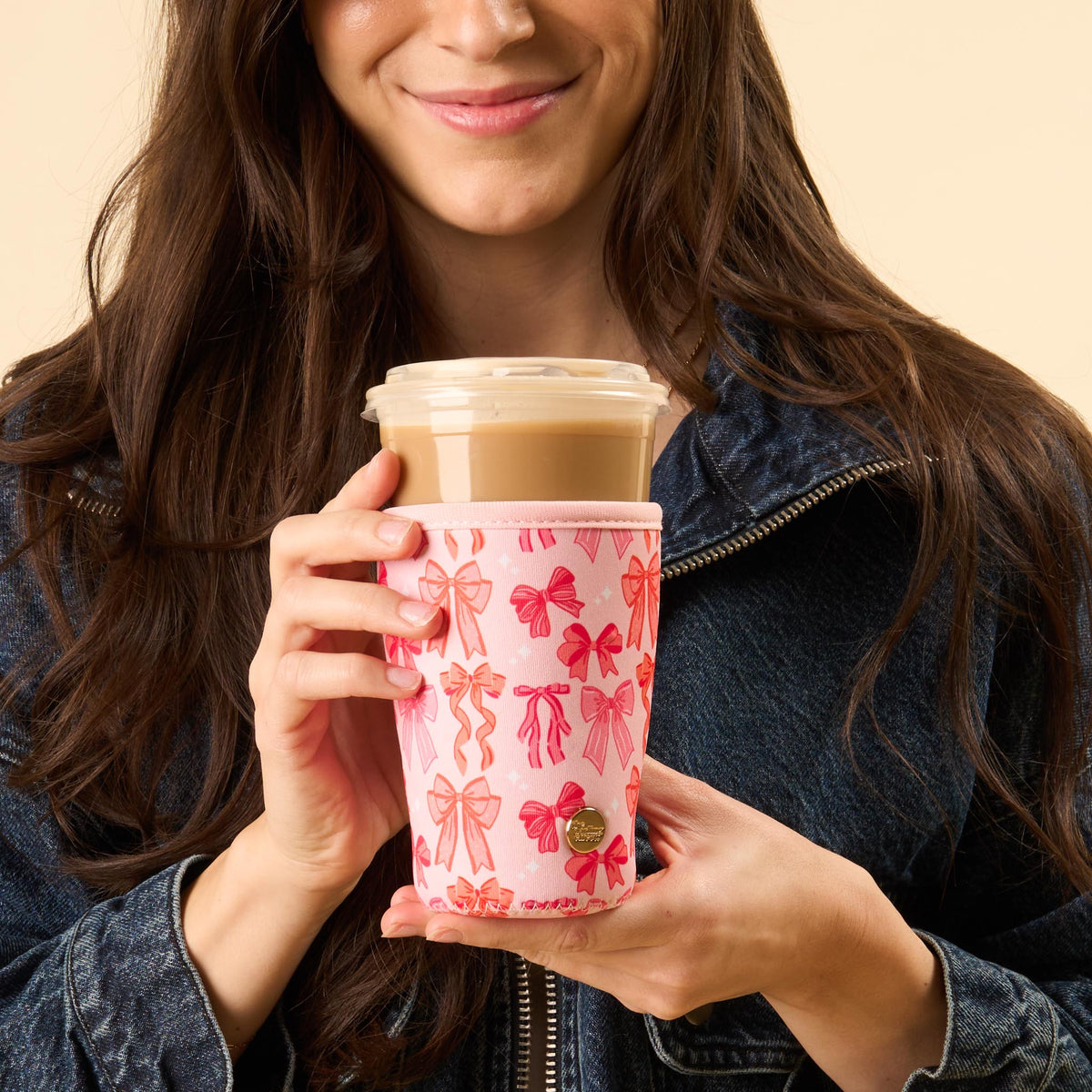 Blushing Bows Sip Savvy Drink Sleeve