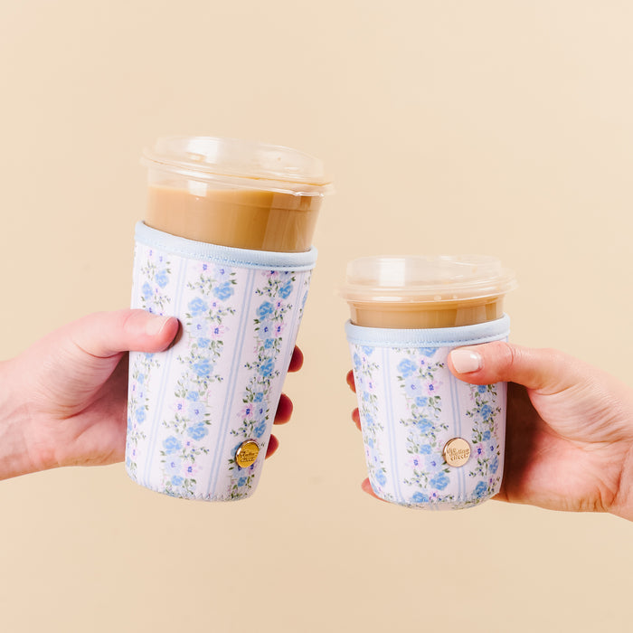 Petal Parade Blue Sip Savvy Drink Sleeve