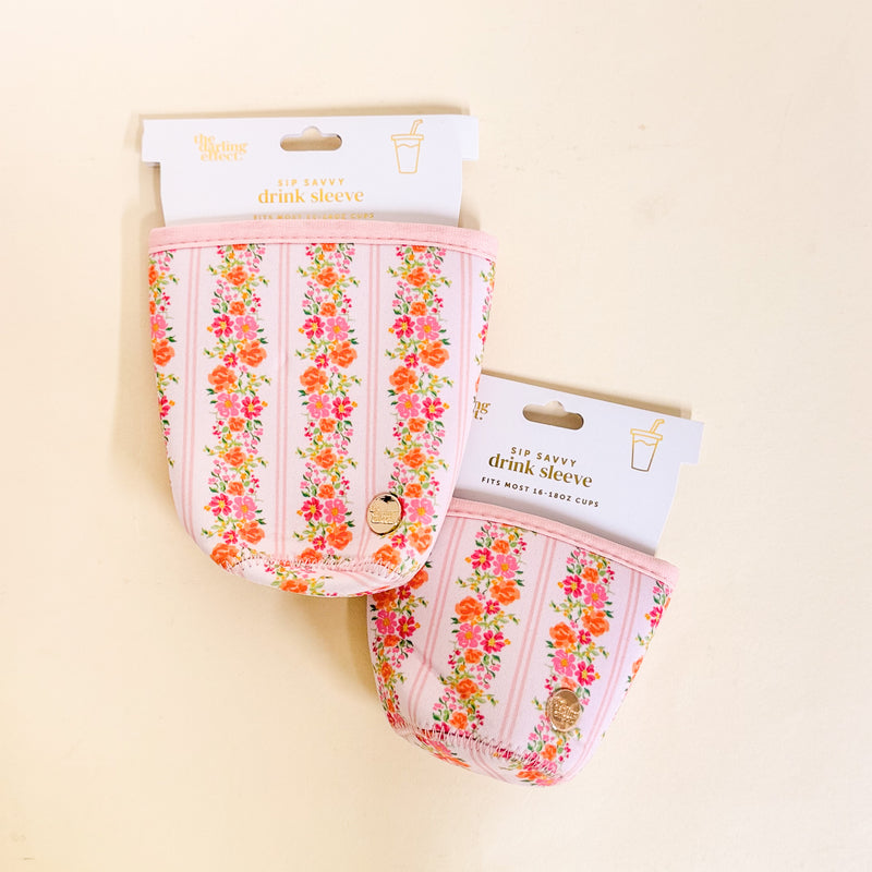 Petal Parade Pink Sip Savvy Drink Sleeve