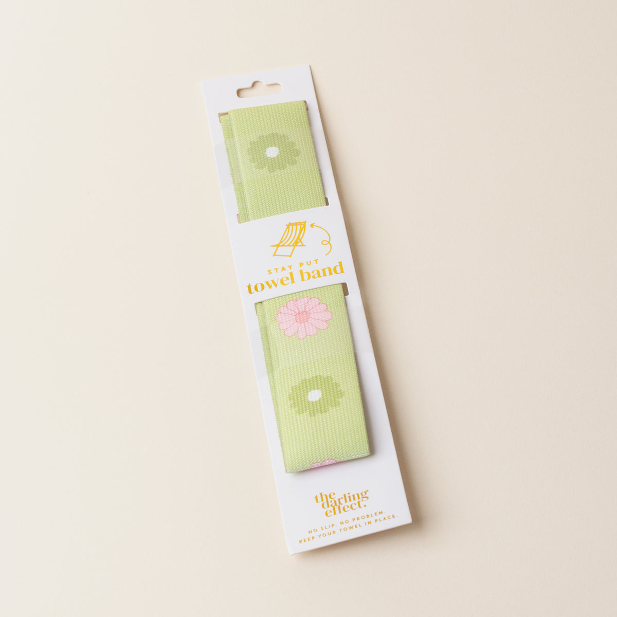 Darling Daisy Green Stay-Put Towel Band