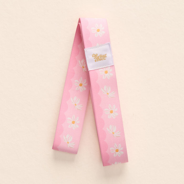 Put Towel Band-Scalloped Floral Pink Stay