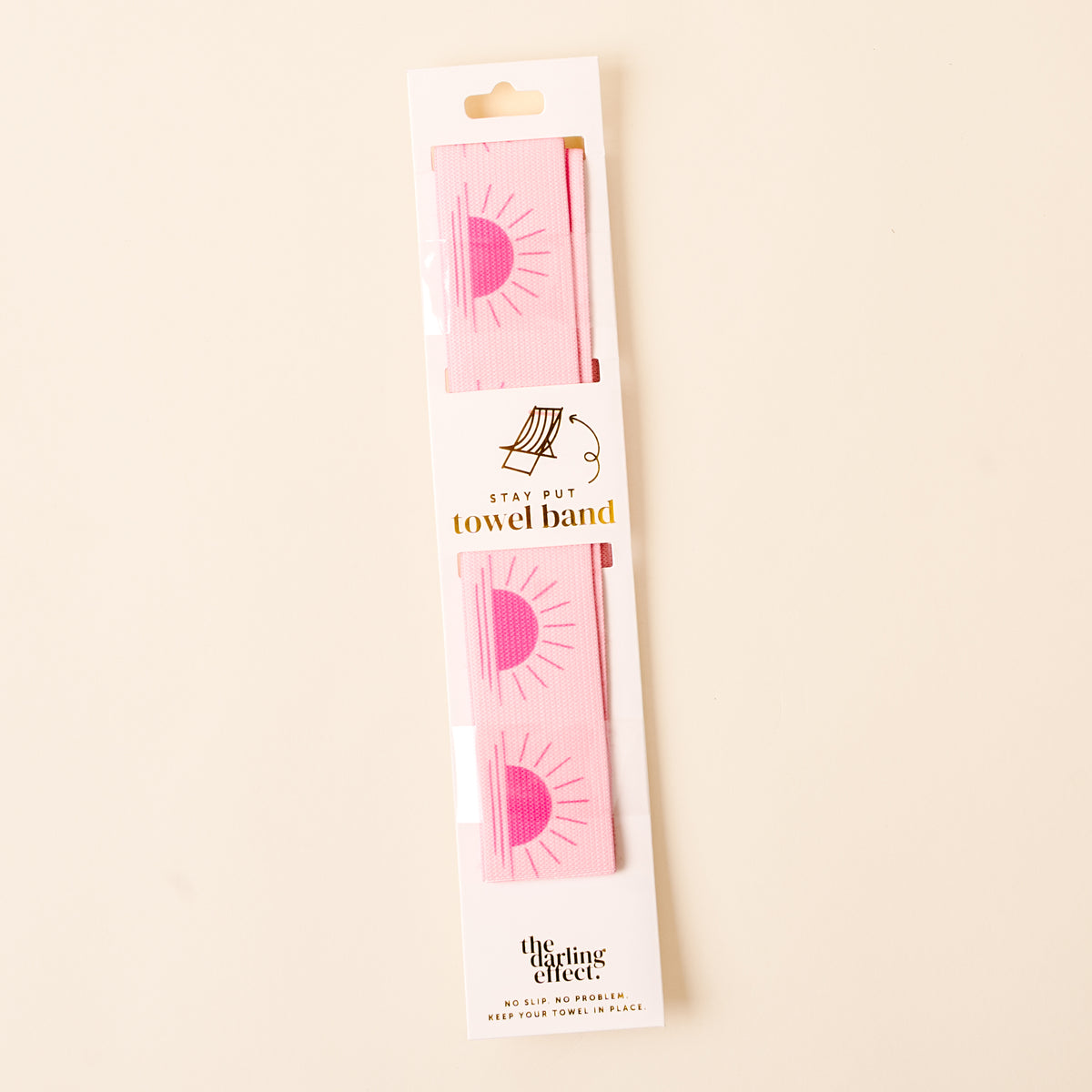 Sunshine Pink Stay Put Towel Band