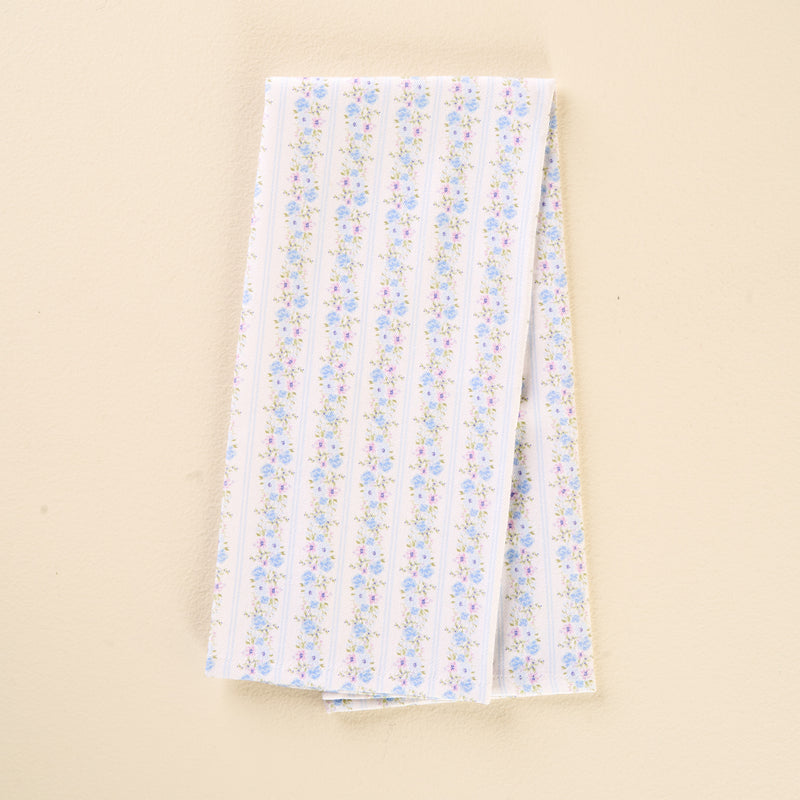 Petal Parade Blue Tea Towel