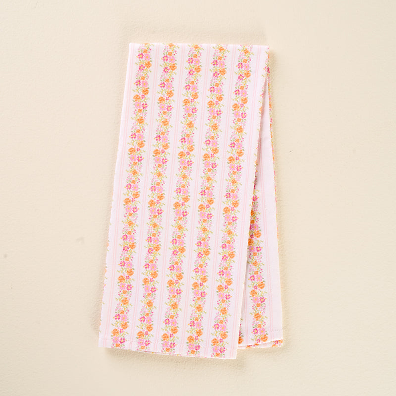 Petal Parade Pink Tea Towel