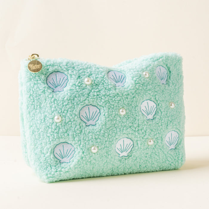 Seashells + Pearls Teddy Pouch