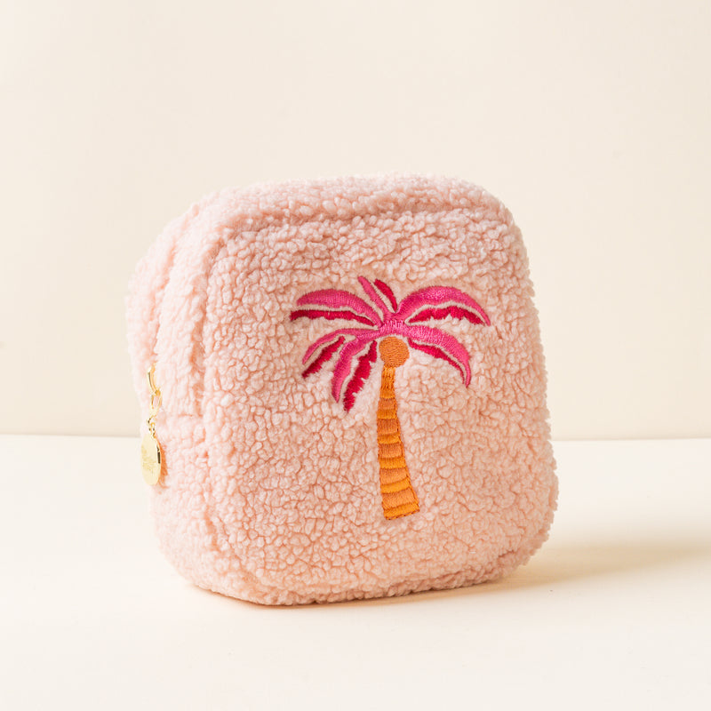 Square Palm Tree Teddy Pouch