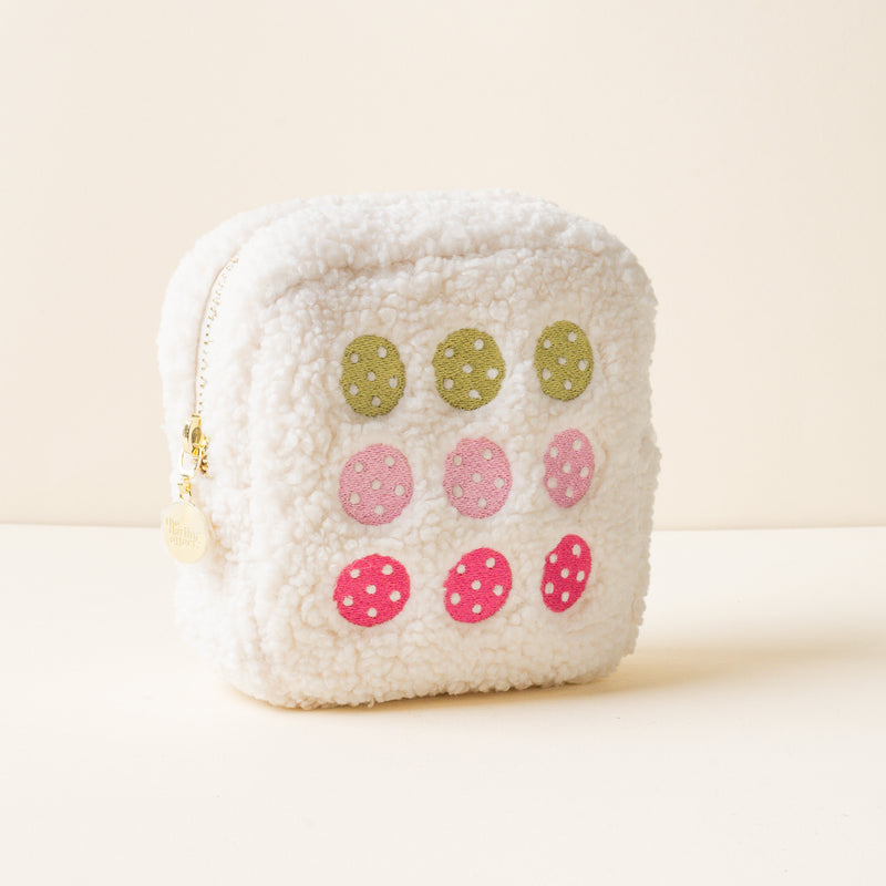 Square Pickleball Balls Teddy Pouch