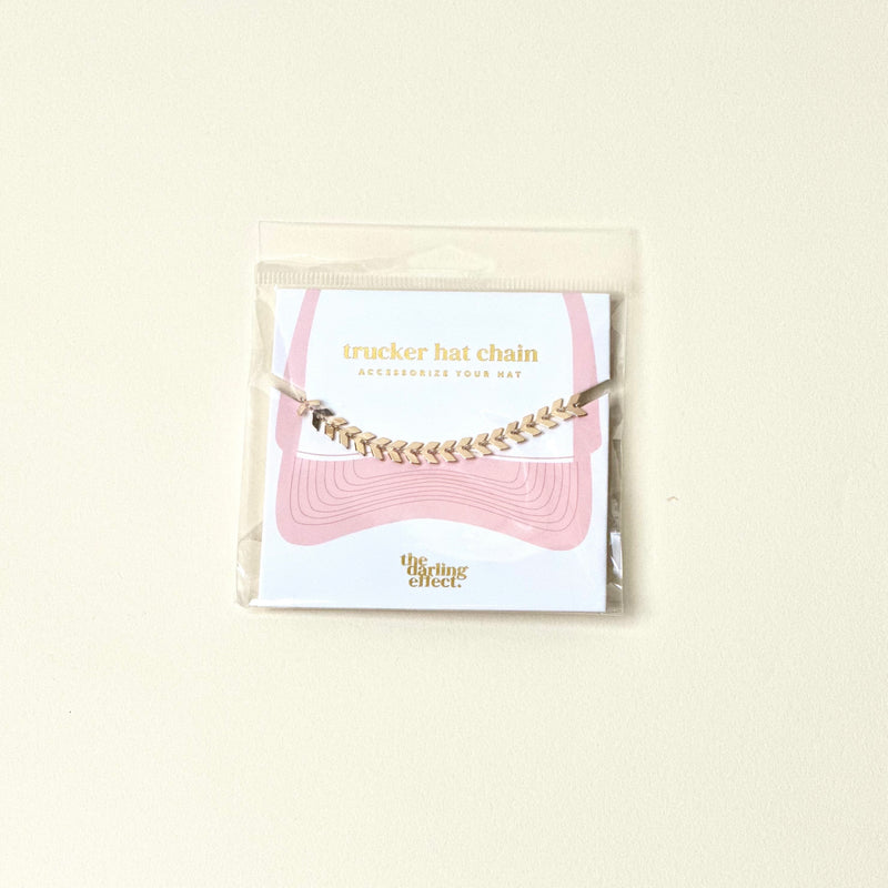 Gold-Leaf Chain Trucker Hat Chain