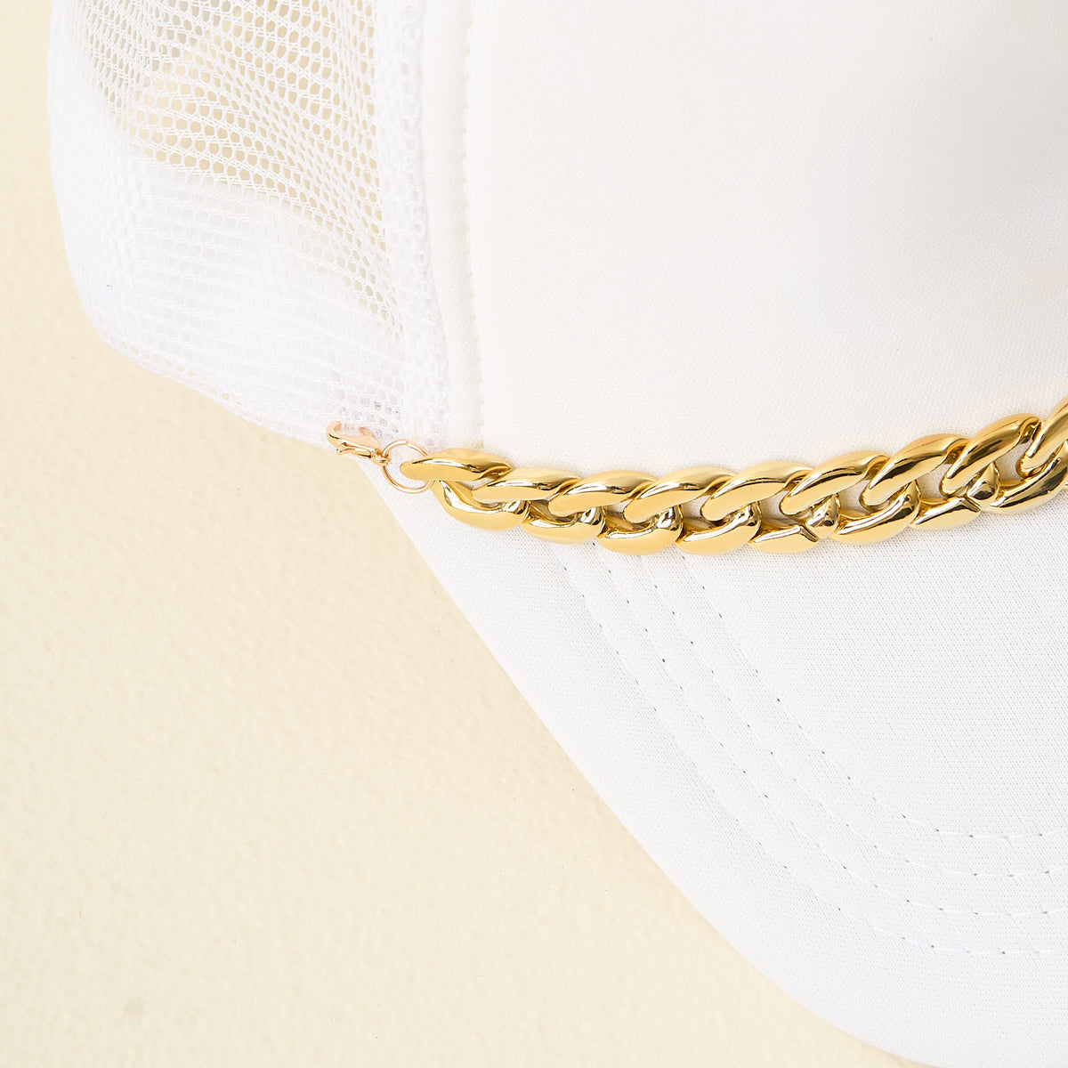 Gold Link Trucker Hat Chain