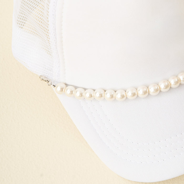 Pearl Trucker Hat Chain