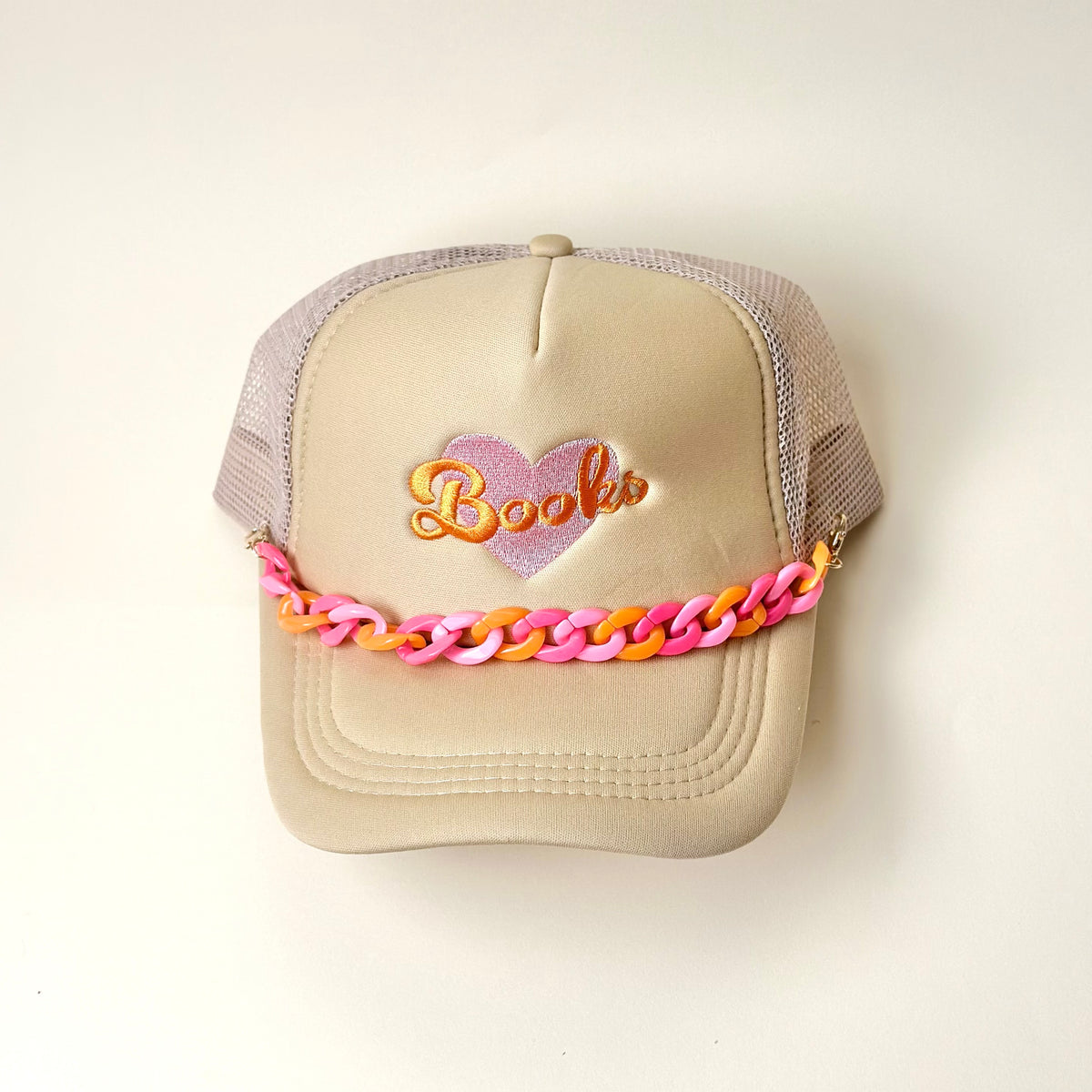 Acrylic Sassy Trucker Hat Chain