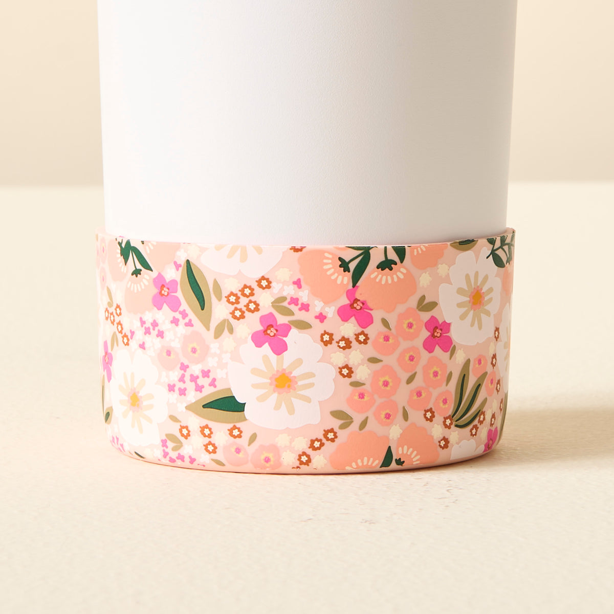 Sweet Meadow Pink Tumbler Silicone Boot