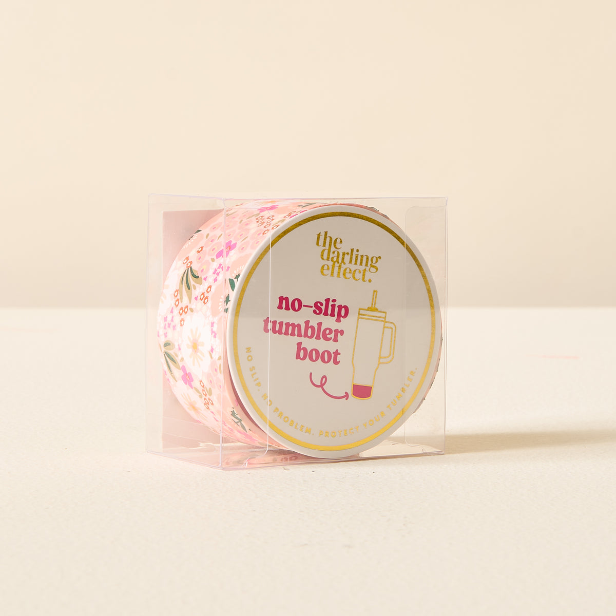 Sweet Meadow Pink Tumbler Silicone Boot