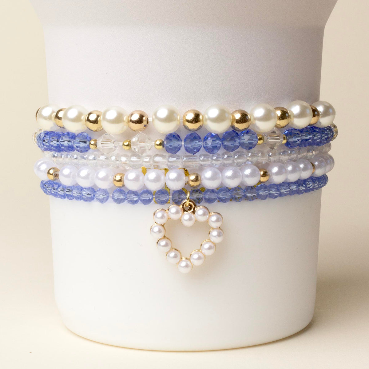 On Cloud Nine Tumbler Bracelet Stack