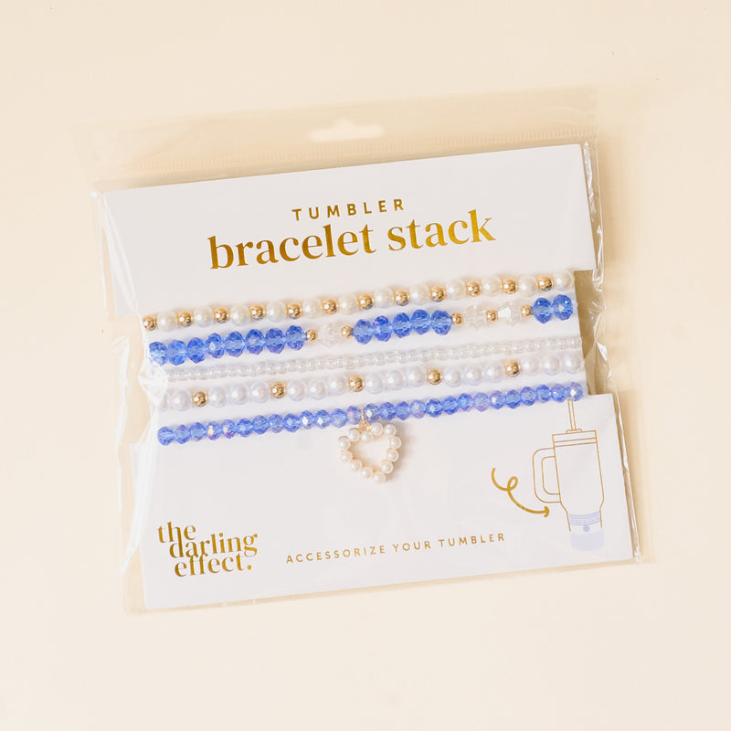 On Cloud Nine Tumbler Bracelet Stack