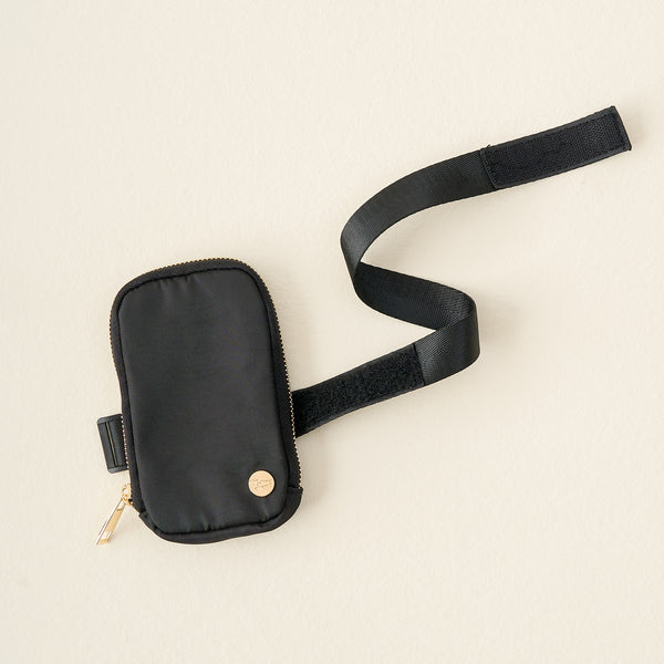 Black Tumbler Fanny Pack
