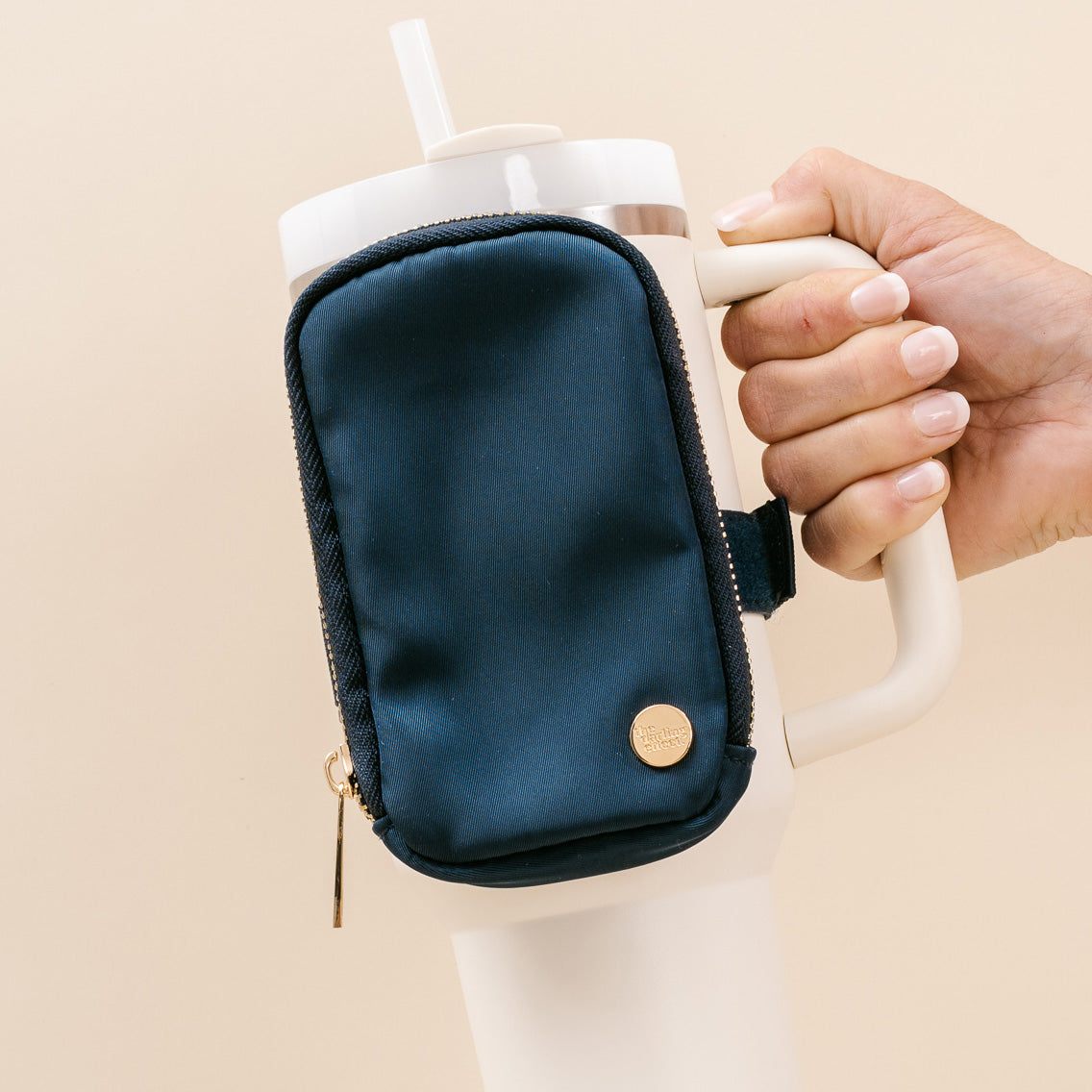 Navy Tumbler Fanny Pack
