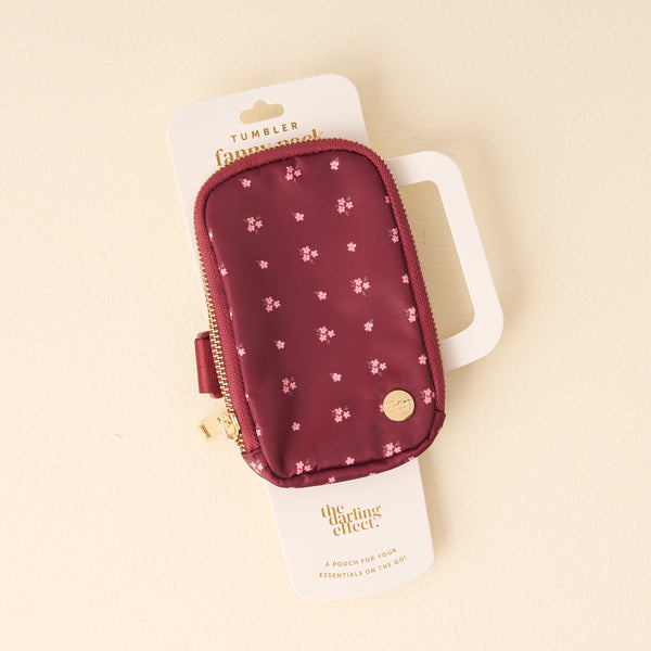 Pretty Posies Plum Tumbler Fanny Pack