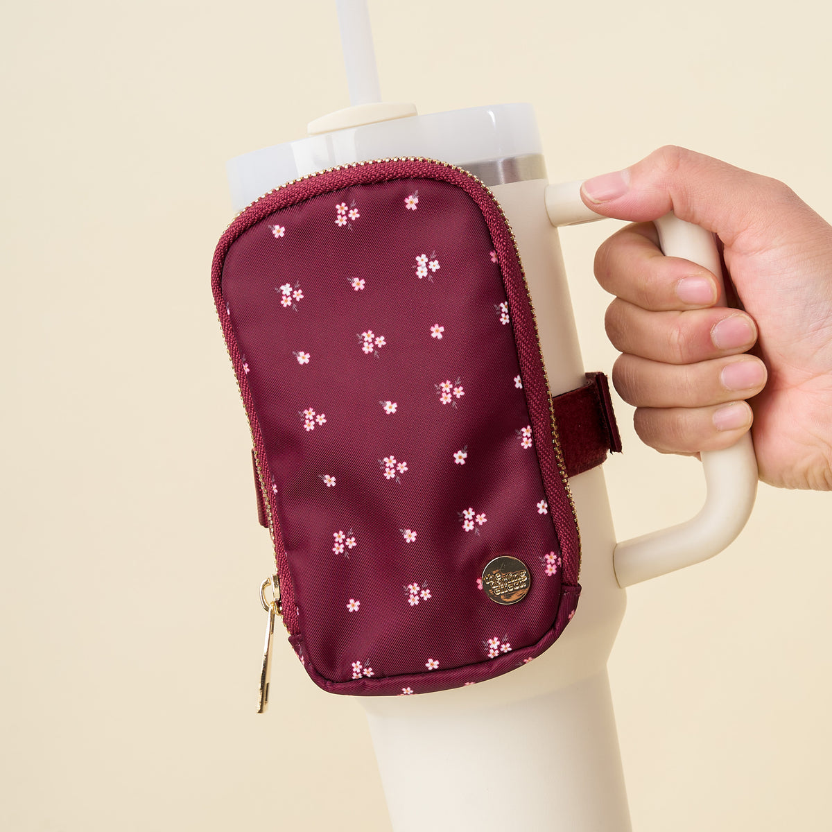 Pretty Posies Plum Tumbler Fanny Pack