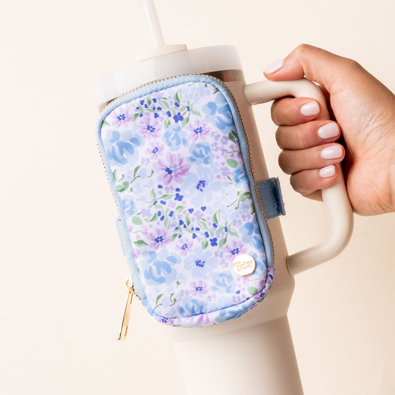 Secret Garden Blue Tumbler Fanny Pack