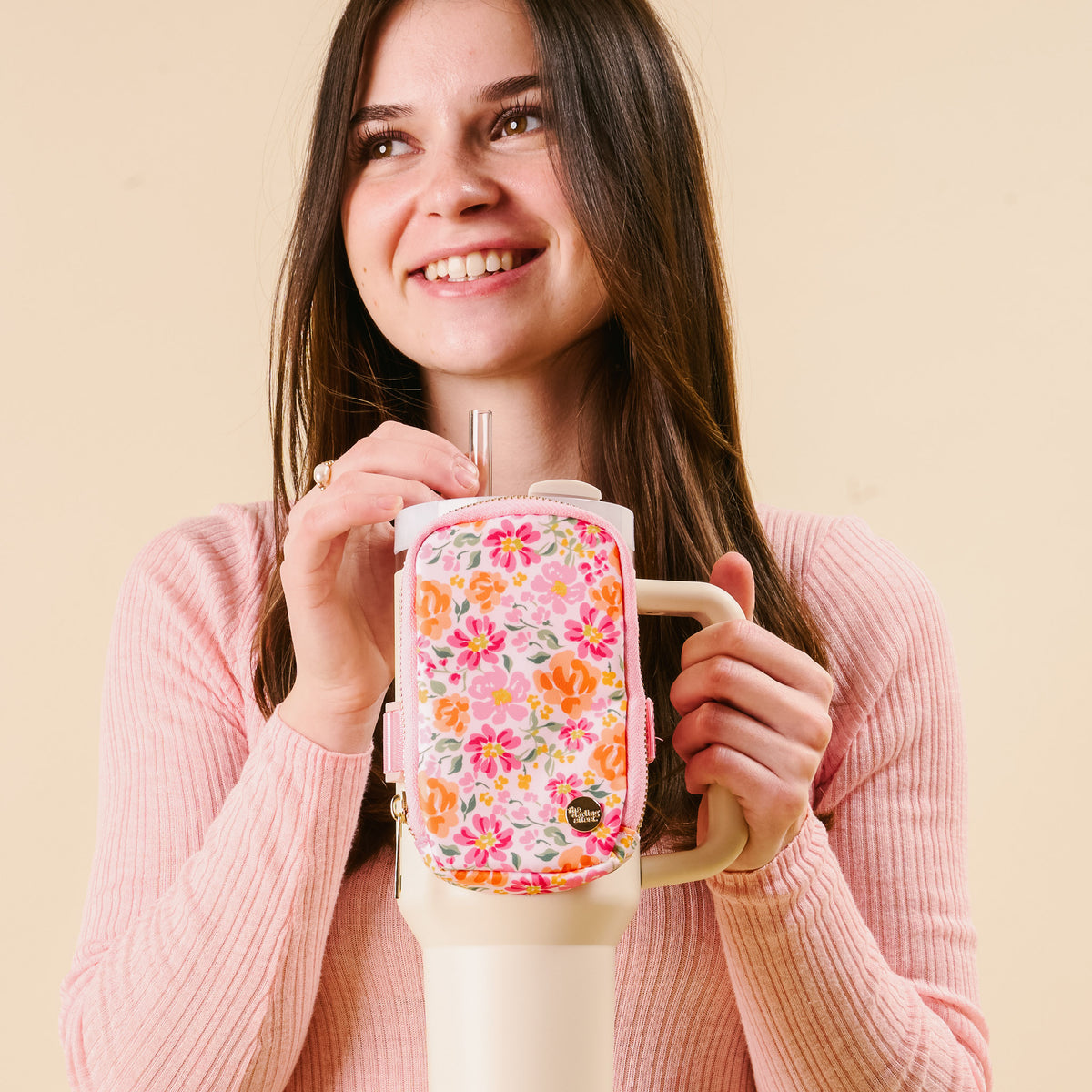 Secret Garden Pink Tumbler Fanny Pack