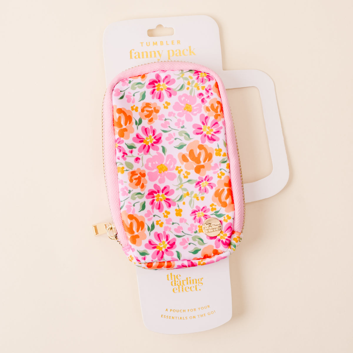 Secret Garden Pink Tumbler Fanny Pack