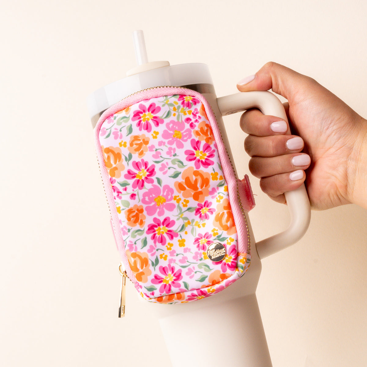Secret Garden Pink Tumbler Fanny Pack