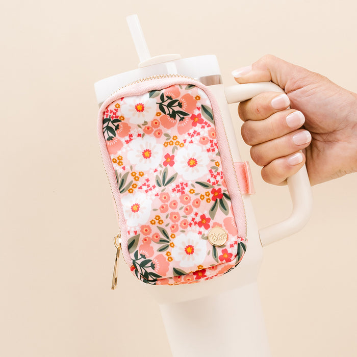 Sweet Meadow Pink Tumbler Fanny Pack