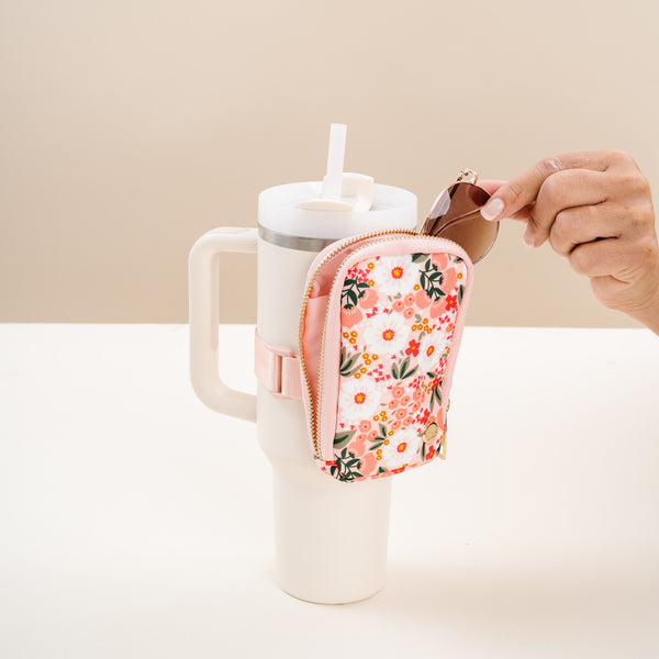 Sweet Meadow Pink Tumbler Fanny Pack