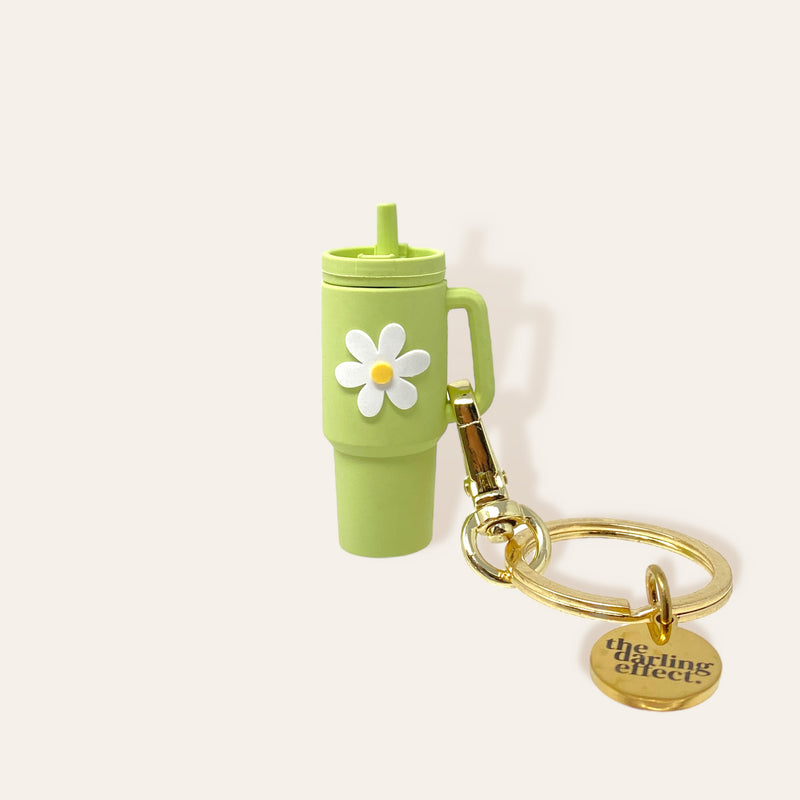 Green Tiny Tumbler Keychain