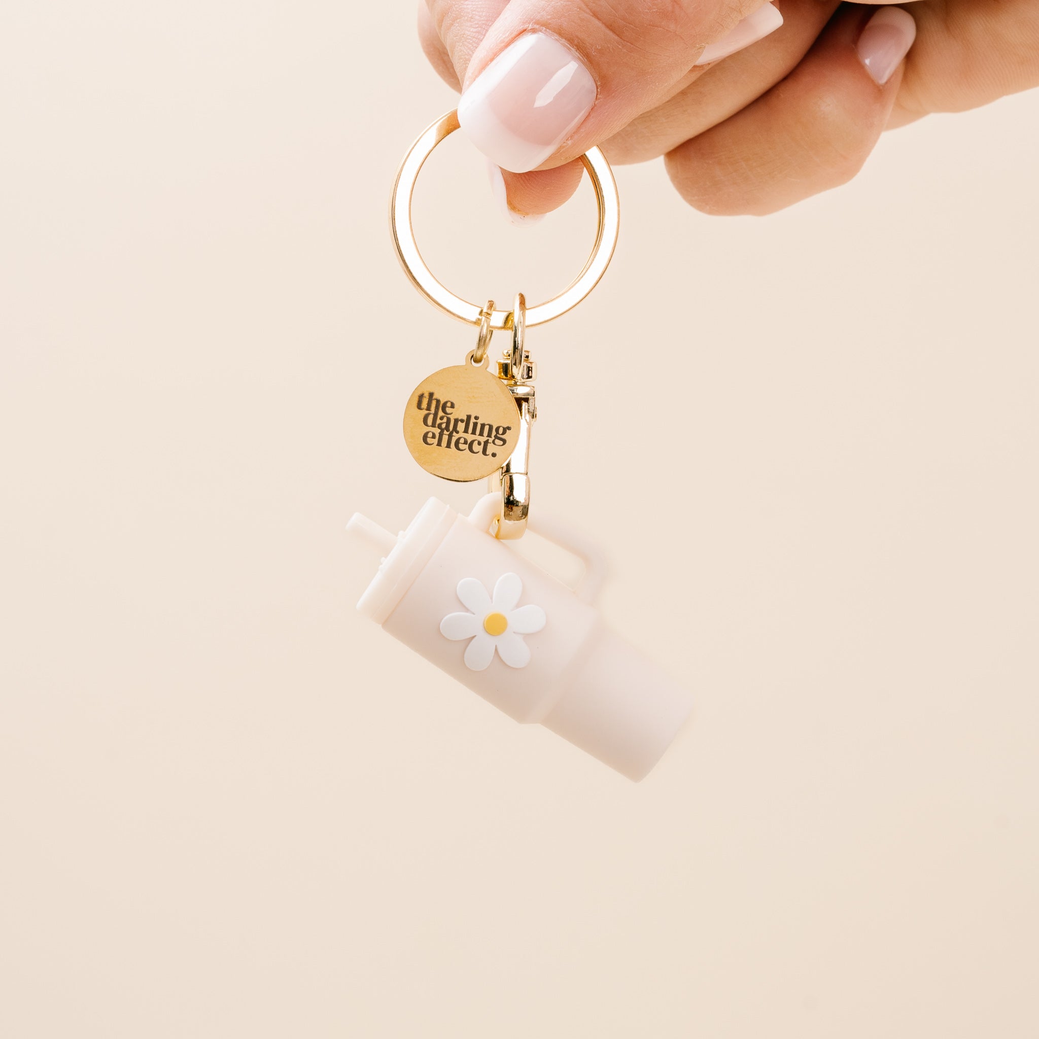 Tiny Tumbler Keychain - Aqua