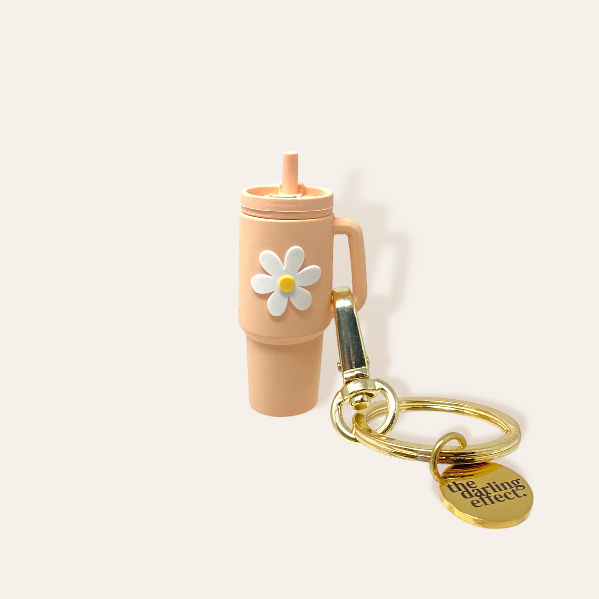 Blush Tiny Tumbler Keychain