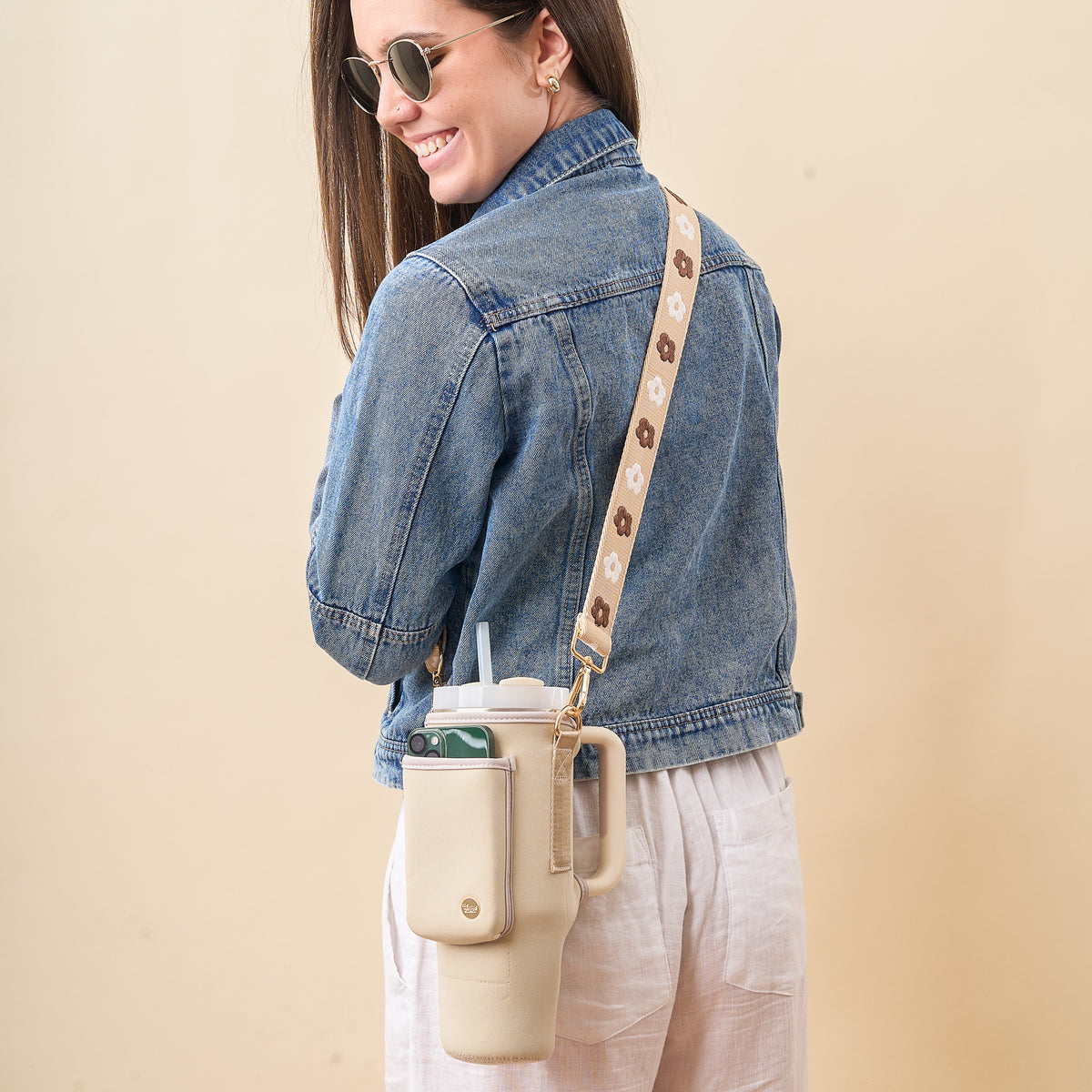 Tan Tumbler Sling