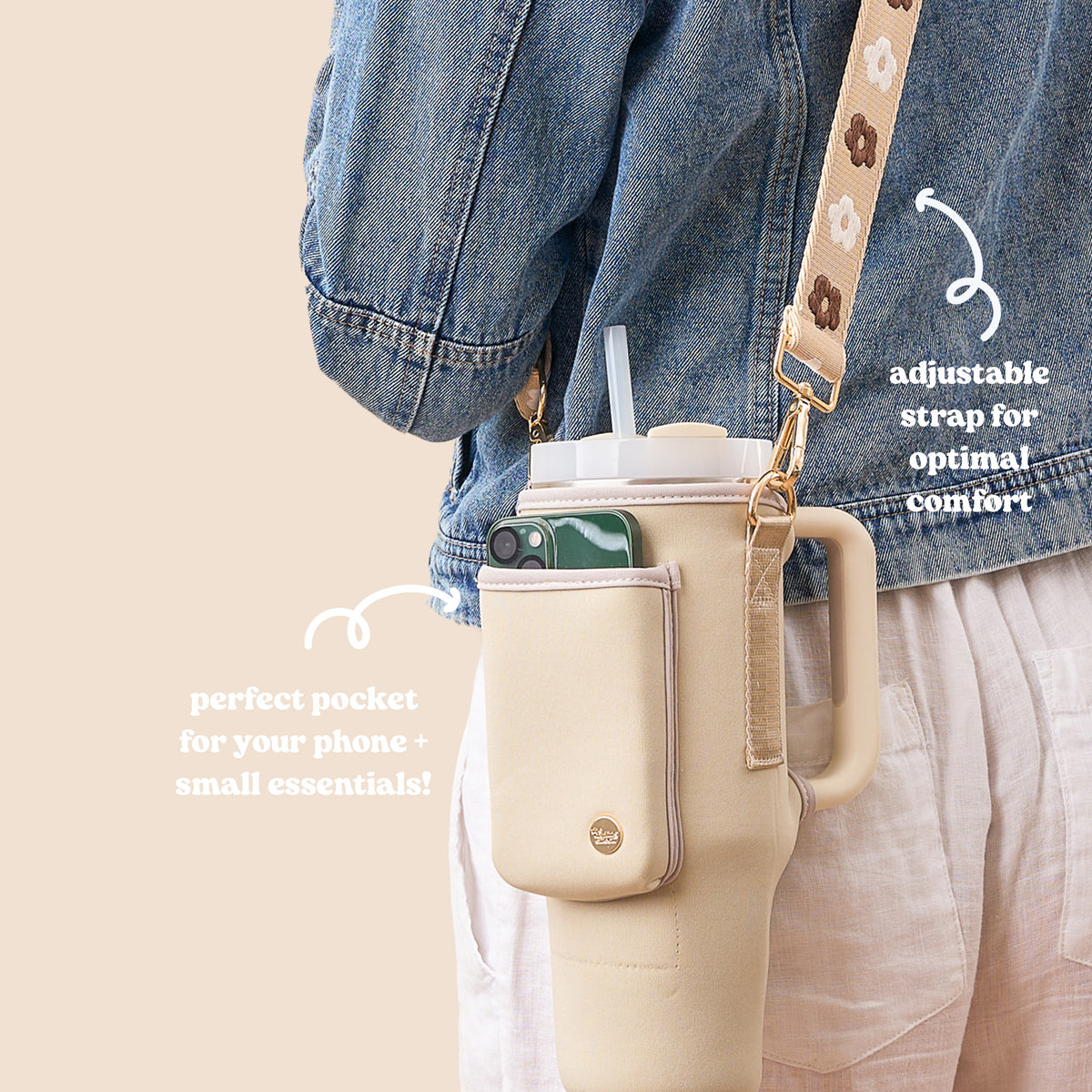 Tan Tumbler Sling